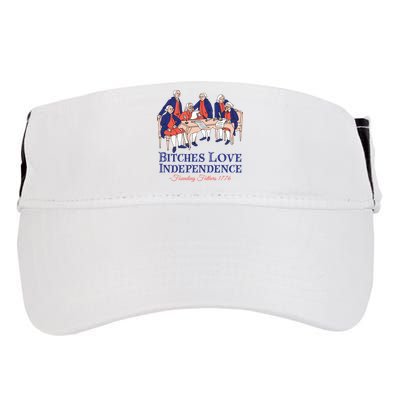 Bitches Love Independence 4th Of July Adult Drive Performance Visor
