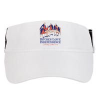 Bitches Love Independence 4th Of July Adult Drive Performance Visor