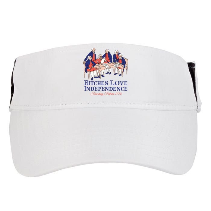 Bitches Love Independence 4th Of July Adult Drive Performance Visor