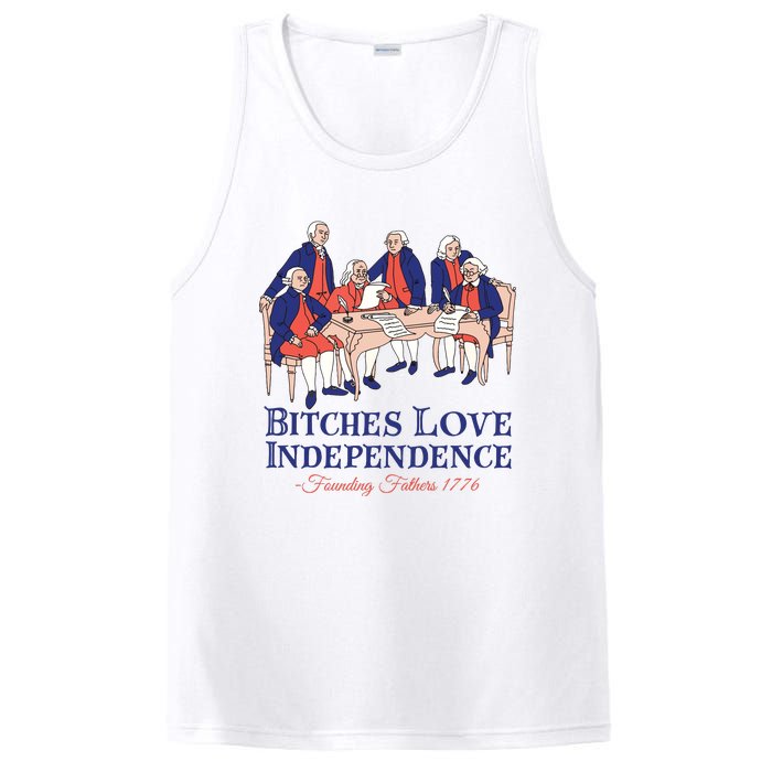 Bitches Love Independence 4th Of July PosiCharge Competitor Tank