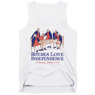 Bitches Love Independence 4th Of July Tank Top