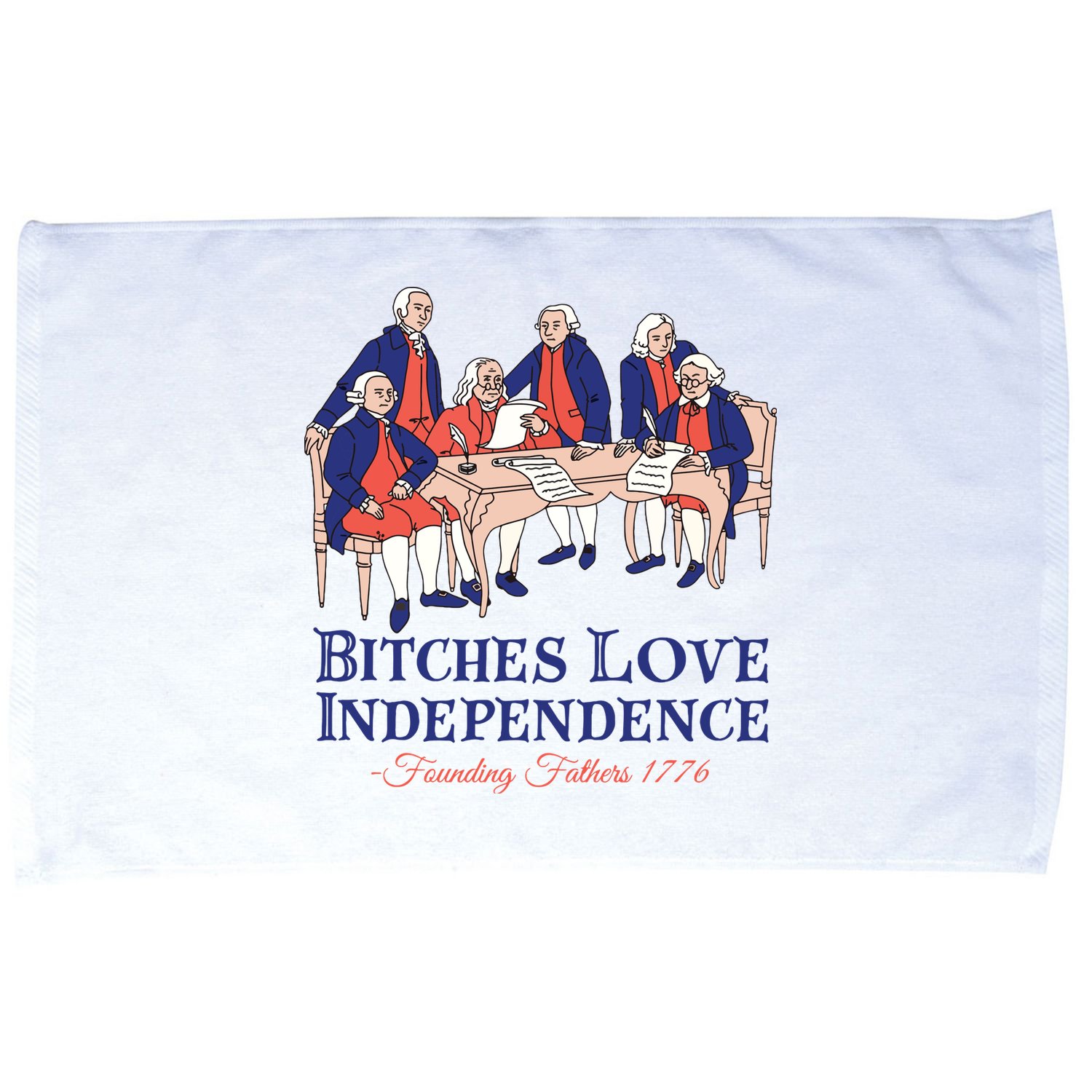 Bitches Love Independence 4th Of July Microfiber Hand Towel