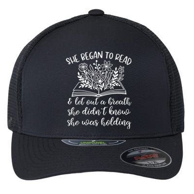 Book Lover Ideas Love To Read Wildflower Book Quotes Cute Gift Flexfit Unipanel Trucker Cap