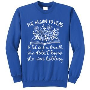 Book Lover Ideas Love To Read Wildflower Book Quotes Cute Gift Sweatshirt