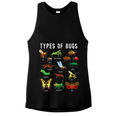 Bug Lover Insect Lover Types Of Bugs Bug Collector Bug Ladies PosiCharge Tri-Blend Wicking Tank