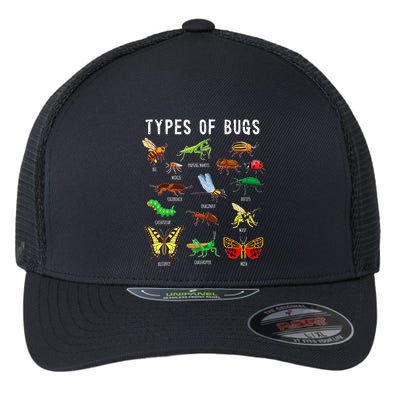 Bug Lover Insect Lover Types Of Bugs Bug Collector Bug Flexfit Unipanel Trucker Cap