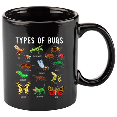 Bug Lover Insect Lover Types Of Bugs Bug Collector Bug 11oz C Handle Ceramic Mug