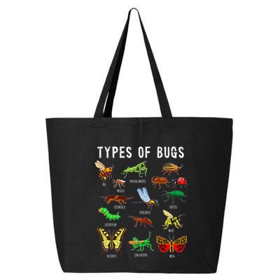 Bug Lover Insect Lover Types Of Bugs Bug Collector Bug 25L Jumbo Tote