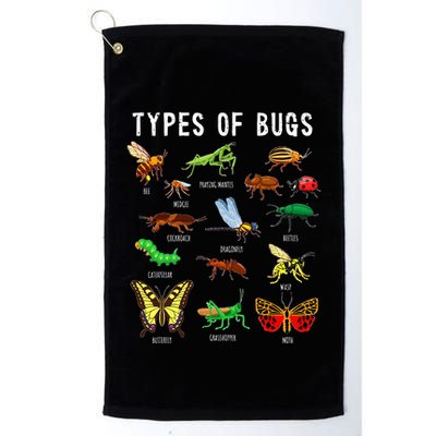 Bug Lover Insect Lover Types Of Bugs Bug Collector Bug Golf Towel