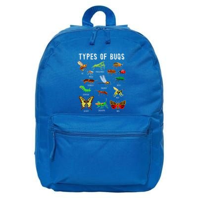 Bug Lover Insect Lover Types Of Bugs Bug Collector Bug 16 in Basic Backpack