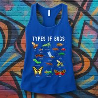 Bug Lover Insect Lover Types Of Bugs Bug Collector Bug Womens Tank Top