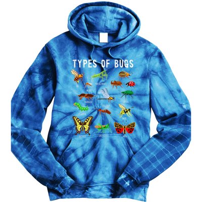 Bug Lover Insect Lover Types Of Bugs Bug Collector Bug Tie Dye Hoodie