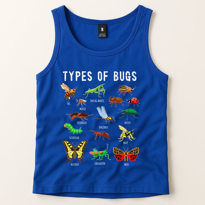 Bug Lover Insect Lover Types Of Bugs Bug Collector Bug Tank Top