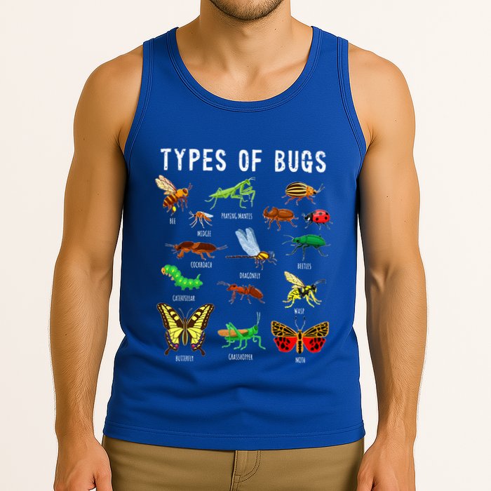 Bug Lover Insect Lover Types Of Bugs Bug Collector Bug Tank Top