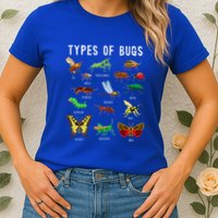 Bug Lover Insect Lover Types Of Bugs Bug Collector Bug Womens T-Shirt
