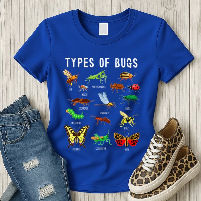 Bug Lover Insect Lover Types Of Bugs Bug Collector Bug Womens T-Shirt