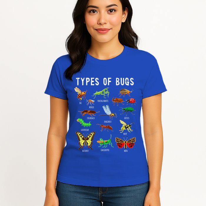 Bug Lover Insect Lover Types Of Bugs Bug Collector Bug Womens T-Shirt