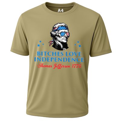 Bitches Love Independence Thomas Jefferson Founding Performance Shirt