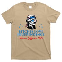 Bitches Love Independence Thomas Jefferson Founding T-Shirt