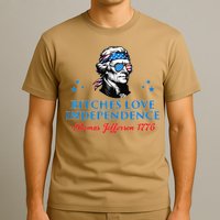 Bitches Love Independence Thomas Jefferson Founding T-Shirt