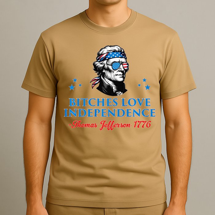 Bitches Love Independence Thomas Jefferson Founding T-Shirt
