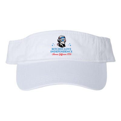Bitches Love Independence Thomas Jefferson Founding Visor