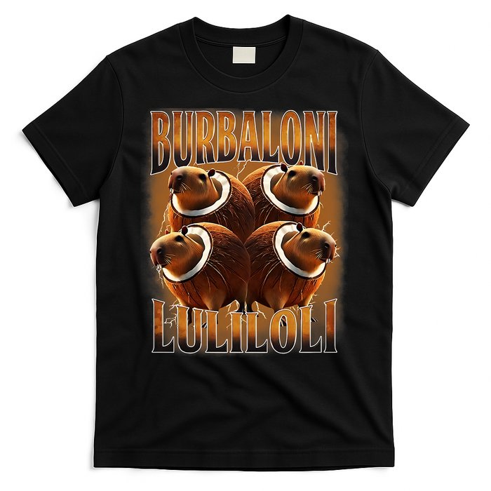 Burbaloni Luliloli Italian Brain Rot Capybara Meme T-Shirt
