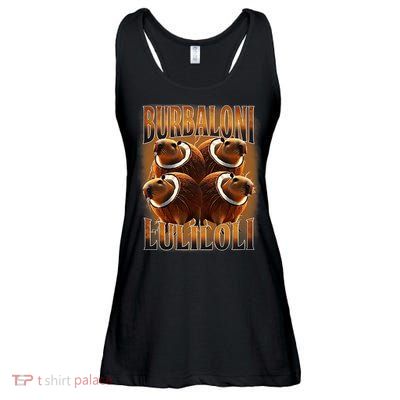 Burbaloni Luliloli Italian Brain Rot Capybara Meme Ladies Essential Flowy Tank