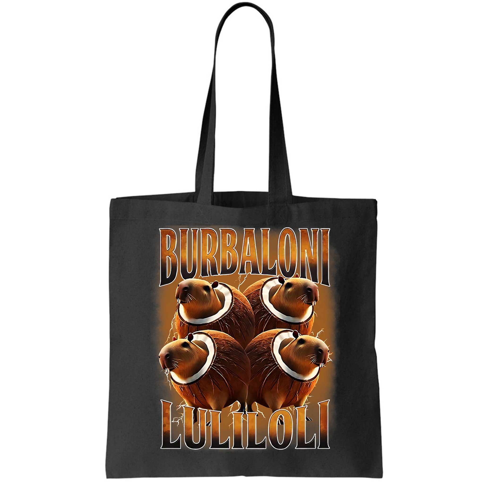 Burbaloni Luliloli Italian Brain Rot Capybara Meme Bag