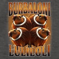 Burbaloni Luliloli Italian Brain Rot Capybara Meme Vector Backpack