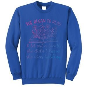 Book Lover Ideas Love To Read Wildflower Book Quotes Cute Gift Sweatshirt