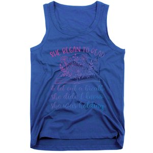 Book Lover Ideas Love To Read Wildflower Book Quotes Cute Gift Tank Top