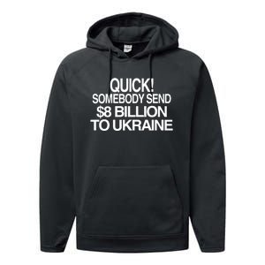 Barely Legal Inc Quick Somebody Send $8 Billion To Ukraine Performance Fleece Hoodie