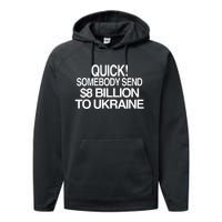 Barely Legal Inc Quick Somebody Send $8 Billion To Ukraine Performance Fleece Hoodie