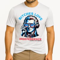 Bitches Love Independence Funny 4th Of July Thomas Jefferson Cooling Performance Crew T-Shirt