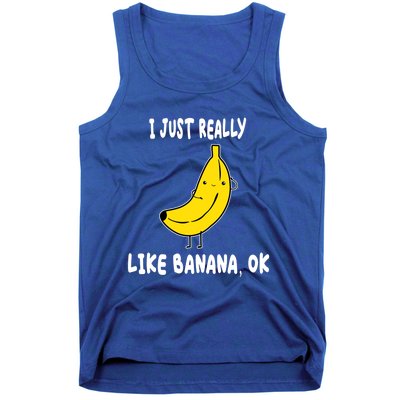 Banana Lover I Just Really Like Banana Fruit Premium Gift Tank Top