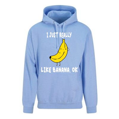 Banana Lover I Just Really Like Banana Fruit Premium Gift Unisex Surf Hoodie