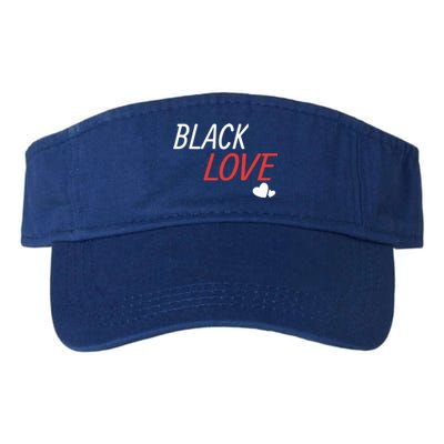 Black Love Is A Beautiful Work Of Art African Couple Gift Funny Gift Valucap Bio-Washed Visor