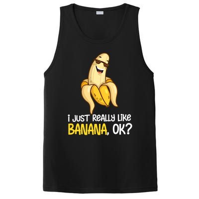 Banana Lover I Just Really Like Banana Fruit Cool Gift PosiCharge Competitor Tank