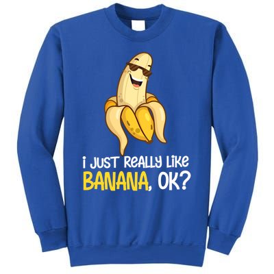 Banana Lover I Just Really Like Banana Fruit Cool Gift Sweatshirt