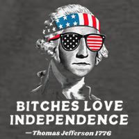 Bitches Love Independence Funny Founding Fathers Vector Backpack