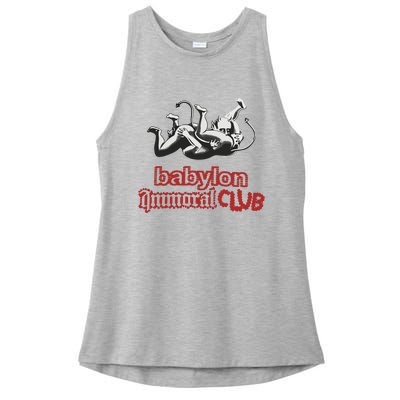 Babylon La Immoral Club Ladies PosiCharge Tri-Blend Wicking Tank