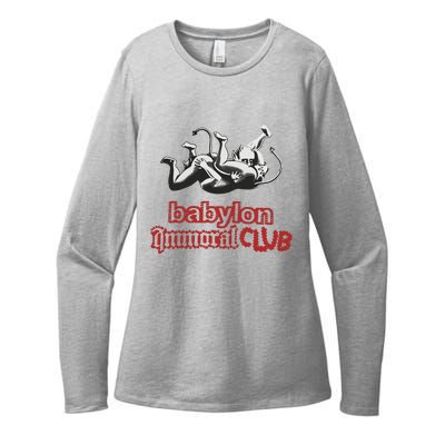 Babylon La Immoral Club Womens CVC Long Sleeve Shirt