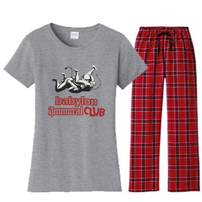 Babylon La Immoral Club Women's Flannel Pajama Set