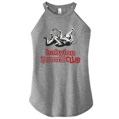 Babylon La Immoral Club Women's Perfect Tri Rocker Tank