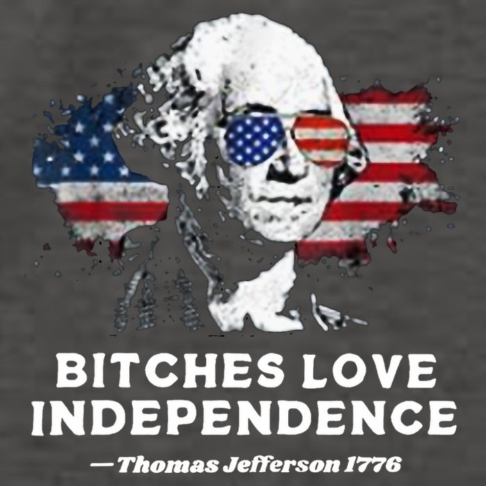 Bitches Love Independence Funny Founding Fathers 4th Of July Vector Backpack