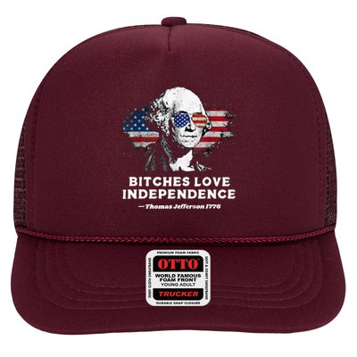 Bitches Love Independence Funny Founding Fathers 4th Of July Hat