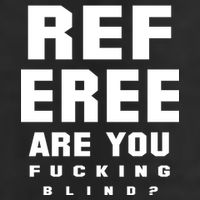 Blind Referee Funny 25L Jumbo Tote
