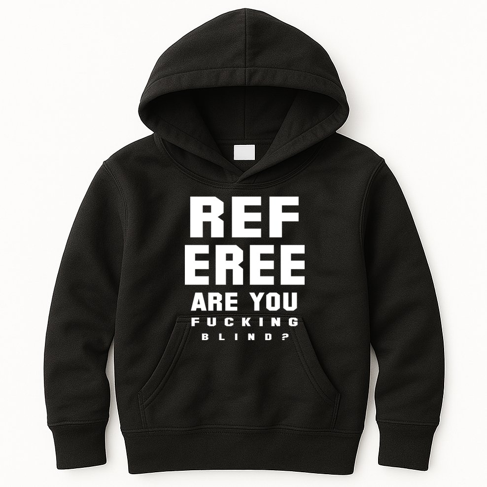 Blind Referee Funny Kids Hoodie