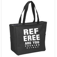 Blind Referee Funny Zip Tote Bag